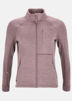 Online Swedemount Lofoten Midlayer Full Zip W Dk. Mauve Melange