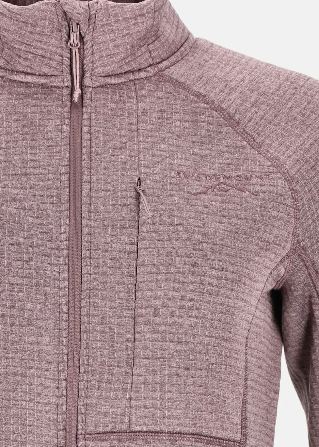 Online Swedemount Lofoten Midlayer Full Zip W Dk. Mauve Melange