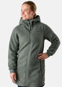 Hot Swedemount Lofoten Pile Coat W Sage Green