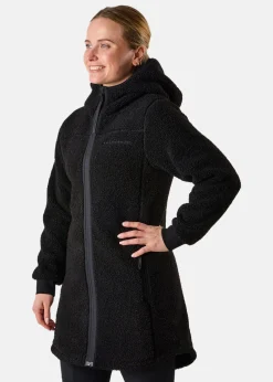 Clearance Swedemount Lofoten Pile Coat W Black
