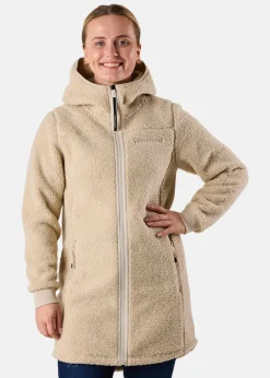 New Swedemount Lofoten Pile Coat W Beige