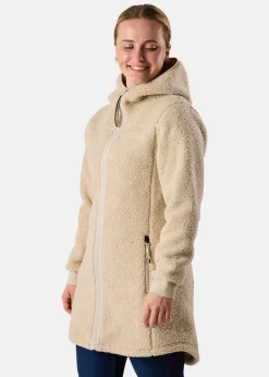 New Swedemount Lofoten Pile Coat W Beige