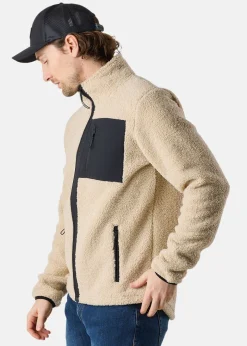 Online Swedemount Lofoten Pile Jacket Beige/Black