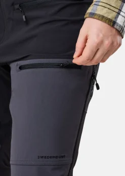 Best Swedemount Lofoten Stretch 3/4 Pants Black/Charcoal