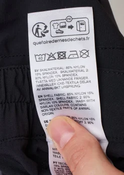 Best Swedemount Lofoten Stretch 3/4 Pants Black/Charcoal