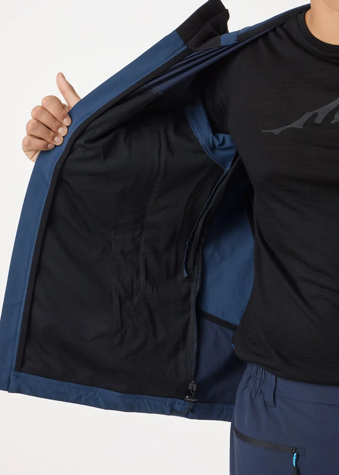 New Swedemount Lofoten Stretch Jacket Dk. Navy/Denim Blue