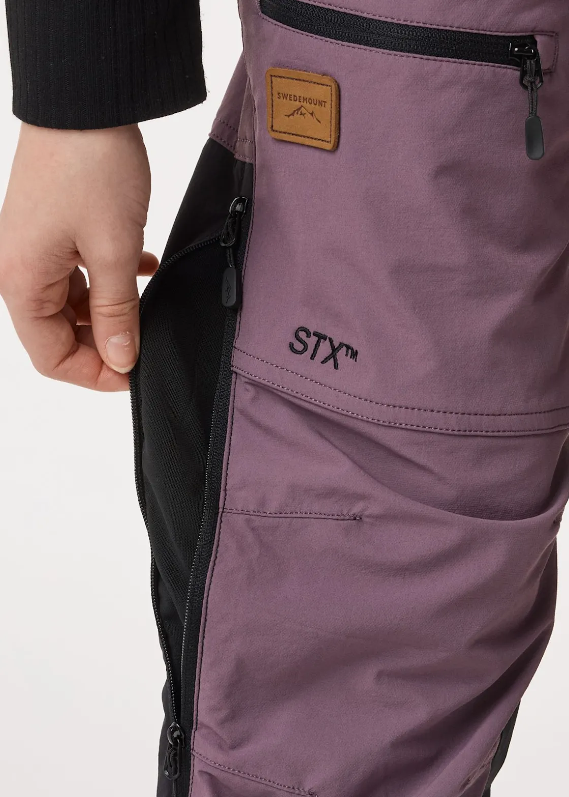 Sale Swedemount Lofoten Stretch Pants JR Black/Dk. Mauve