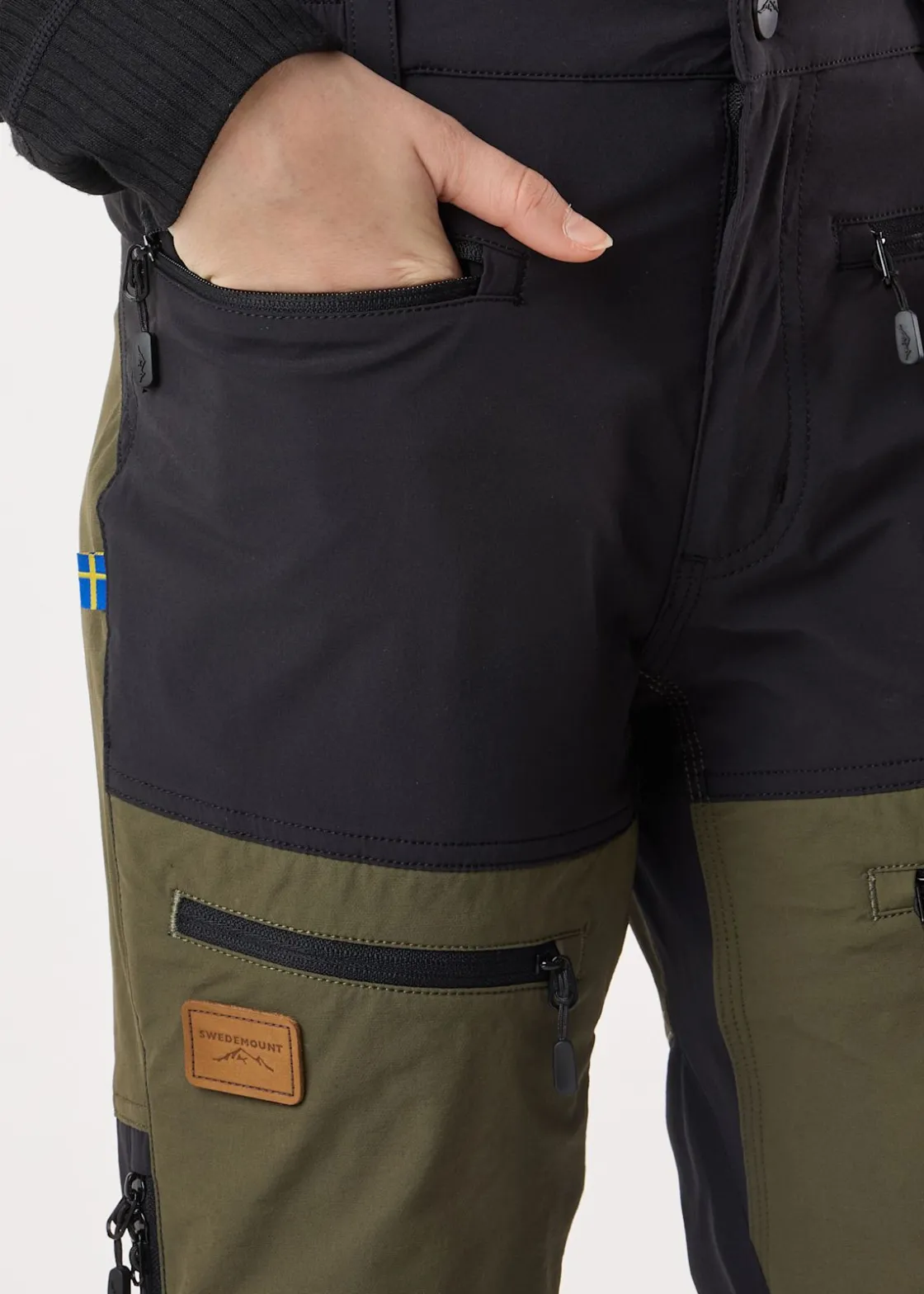 Best Swedemount Lofoten Stretch Pants JR Black/Olive