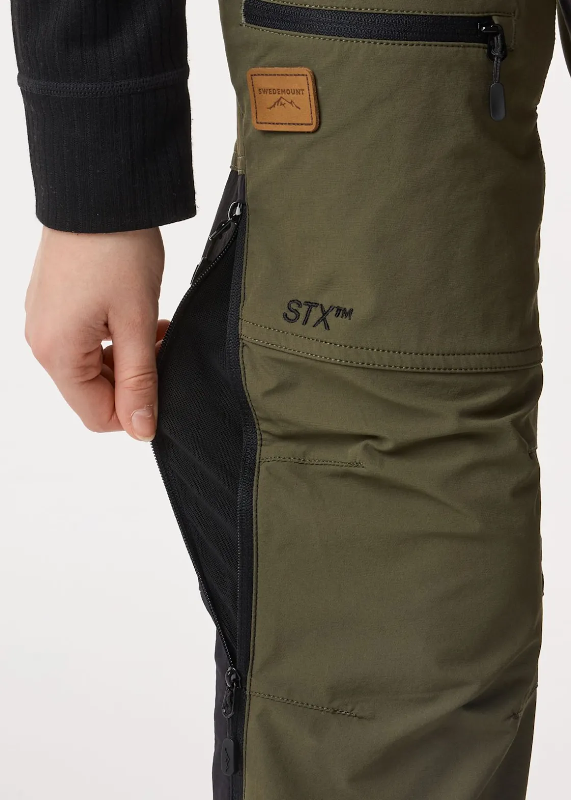 Best Swedemount Lofoten Stretch Pants JR Black/Olive