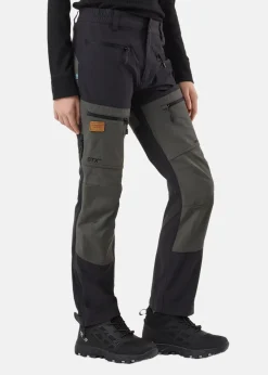 Hot Swedemount Lofoten Stretch Pants JR Black/Sage Green