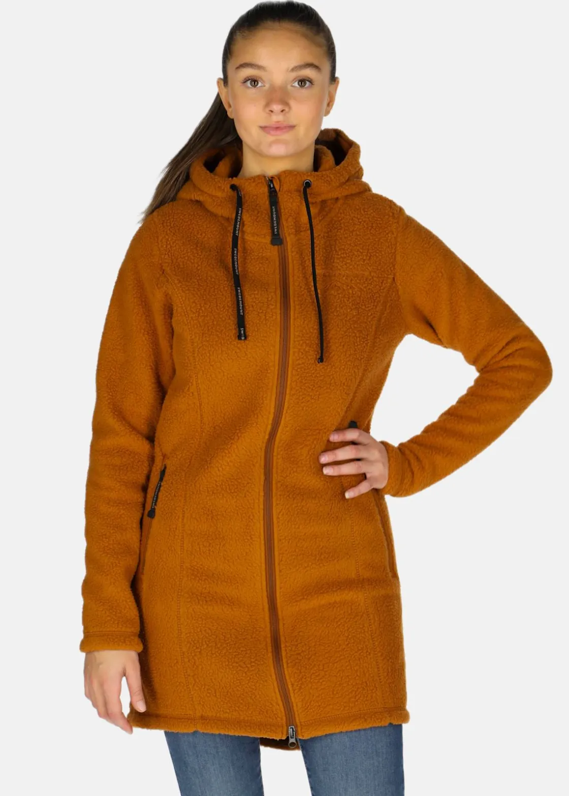 Sale Swedemount Lofoten Stretch Pile Coat W Almond