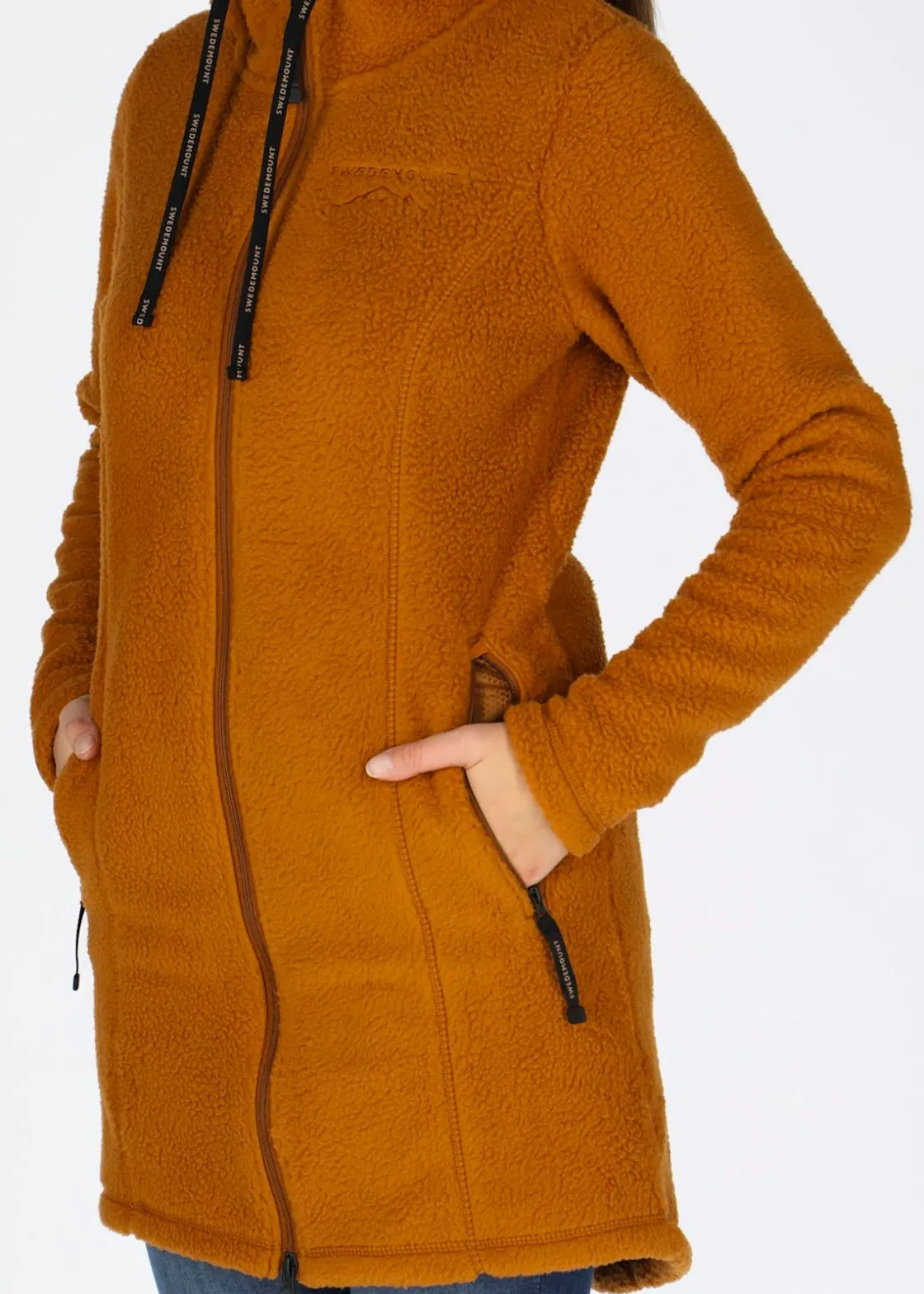 Sale Swedemount Lofoten Stretch Pile Coat W Almond