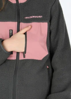 Clearance Swedemount Lofoten Stretch Pile JR Charcoal/Dusty Rose