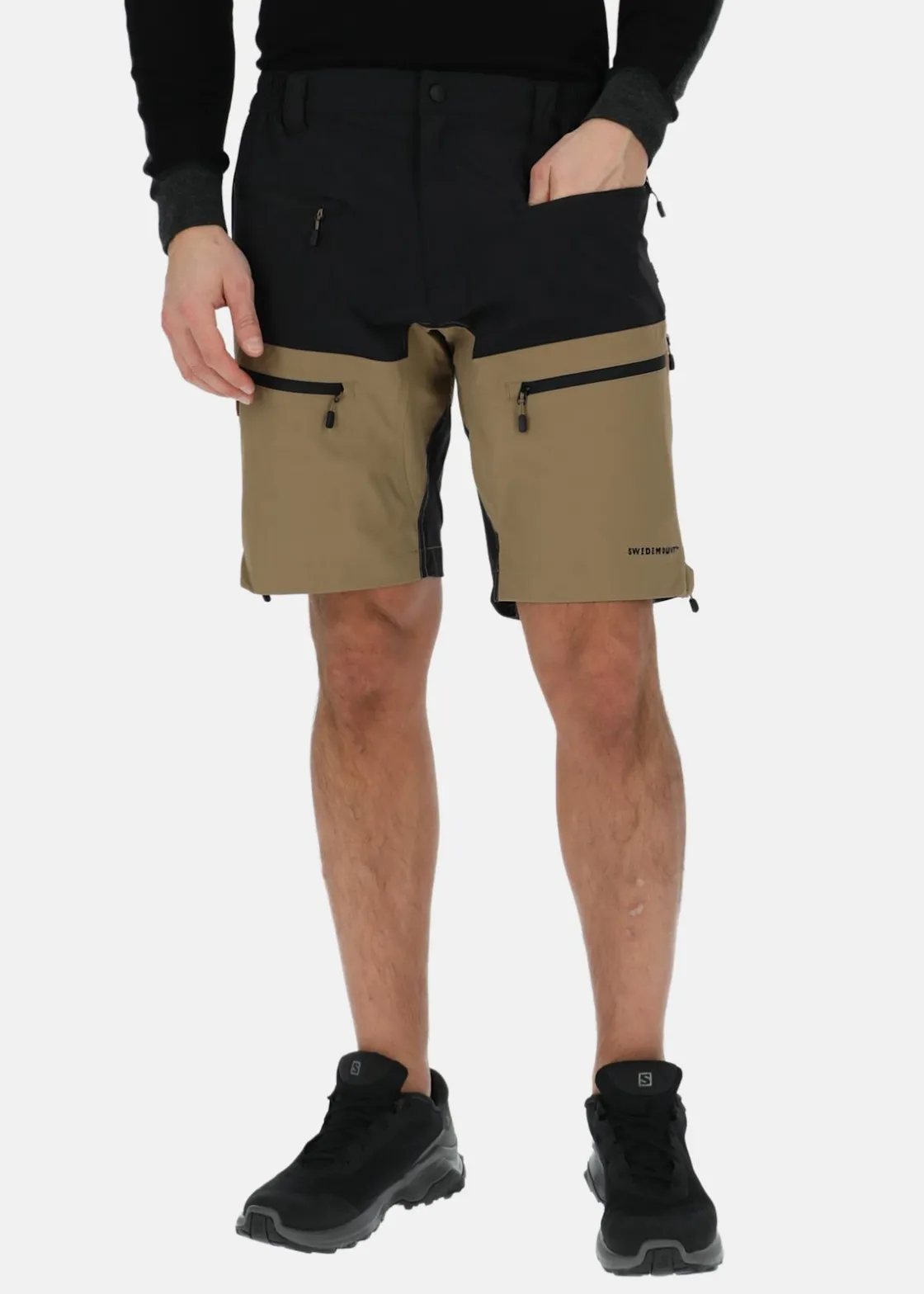 Swedemount Lofoten Stretch Shorts Black/Khaki