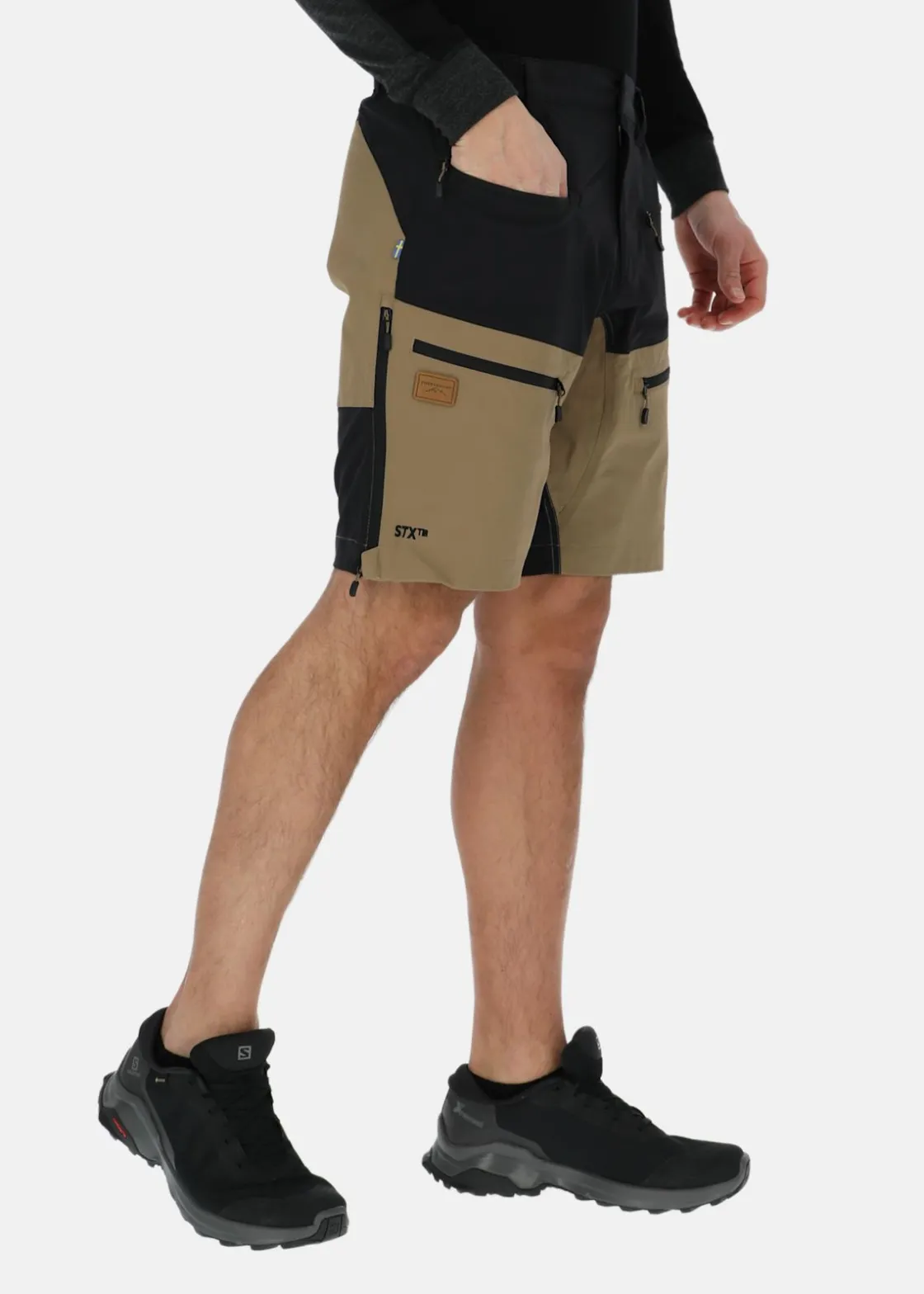 Swedemount Lofoten Stretch Shorts Black/Khaki