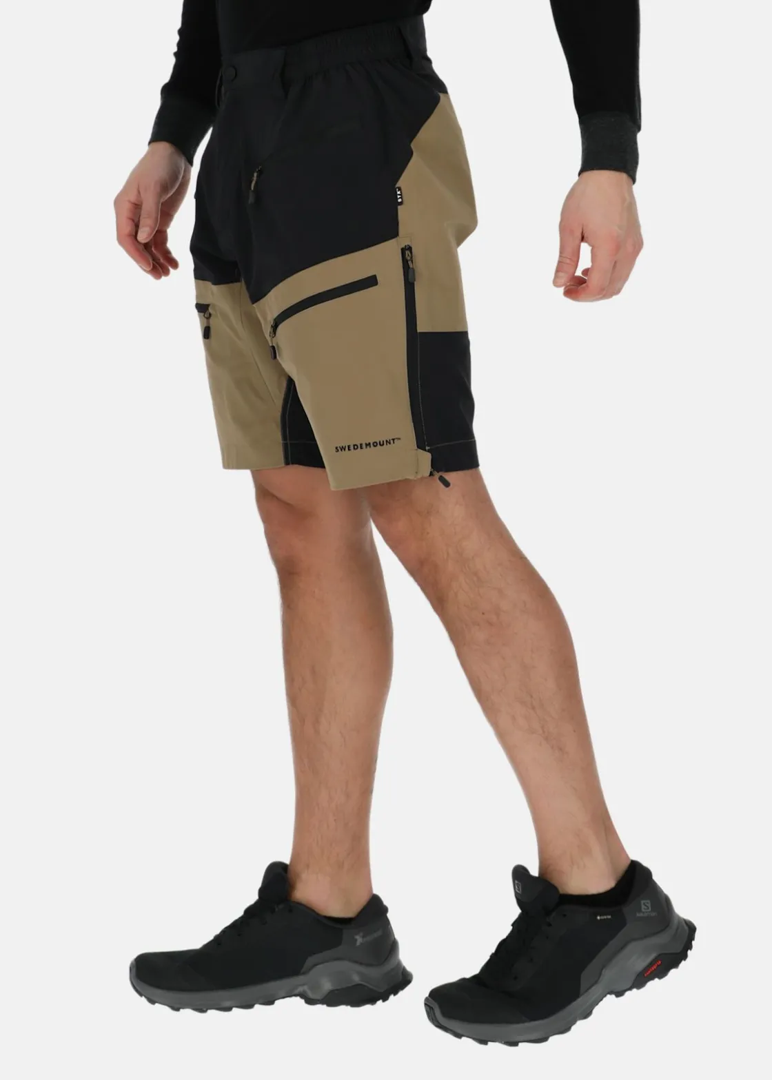 Swedemount Lofoten Stretch Shorts Black/Khaki