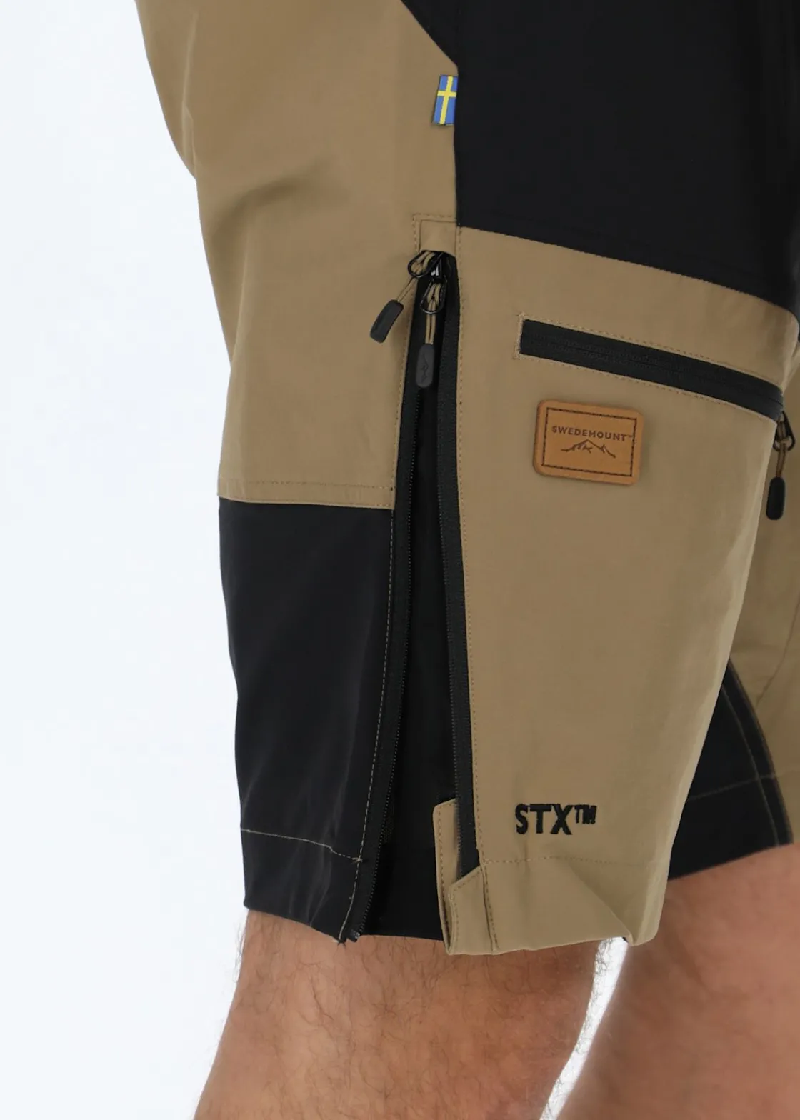 Swedemount Lofoten Stretch Shorts Black/Khaki