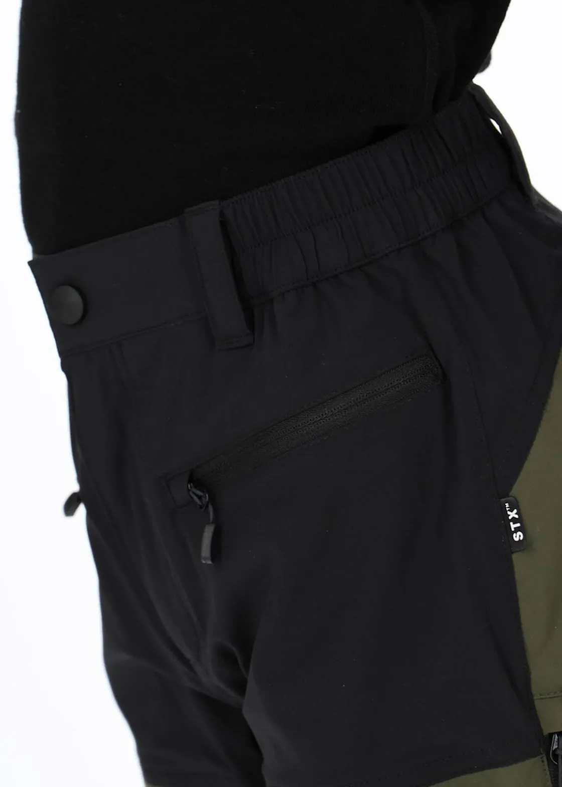 Swedemount Lofoten Stretch Shorts JR Black/Olive