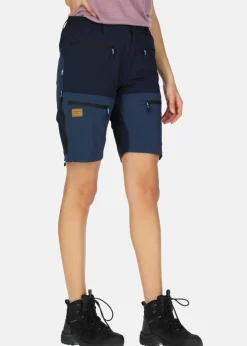 Clearance Swedemount Lofoten Stretch Shorts W Dk. Navy/Denim Blue