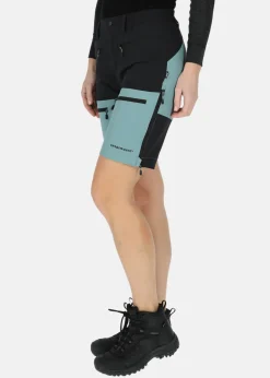 Hot Swedemount Lofoten Stretch Shorts W Black/Seaweed Green