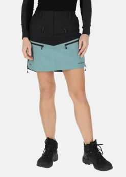 Clearance Swedemount Lofoten Stretch Skirt W Black/Seaweed Green