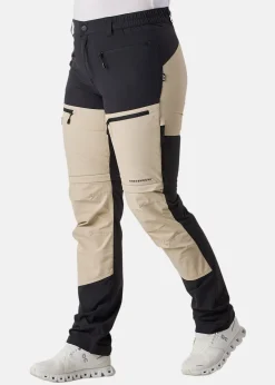 Sale Swedemount Lofoten Stretch Zip-Off Pants W Black/Sand