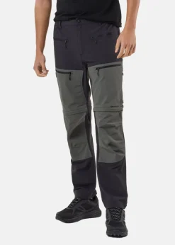 New Swedemount Lofoten Stretch Zip-Off Pants Black/Sage Green