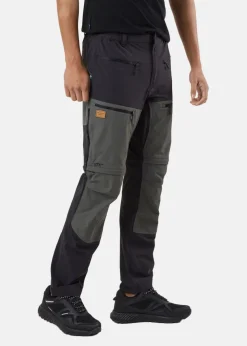 New Swedemount Lofoten Stretch Zip-Off Pants Black/Sage Green