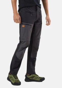 Discount Swedemount Lofoten Stretch Zip-Off Pants Black/Charcoal