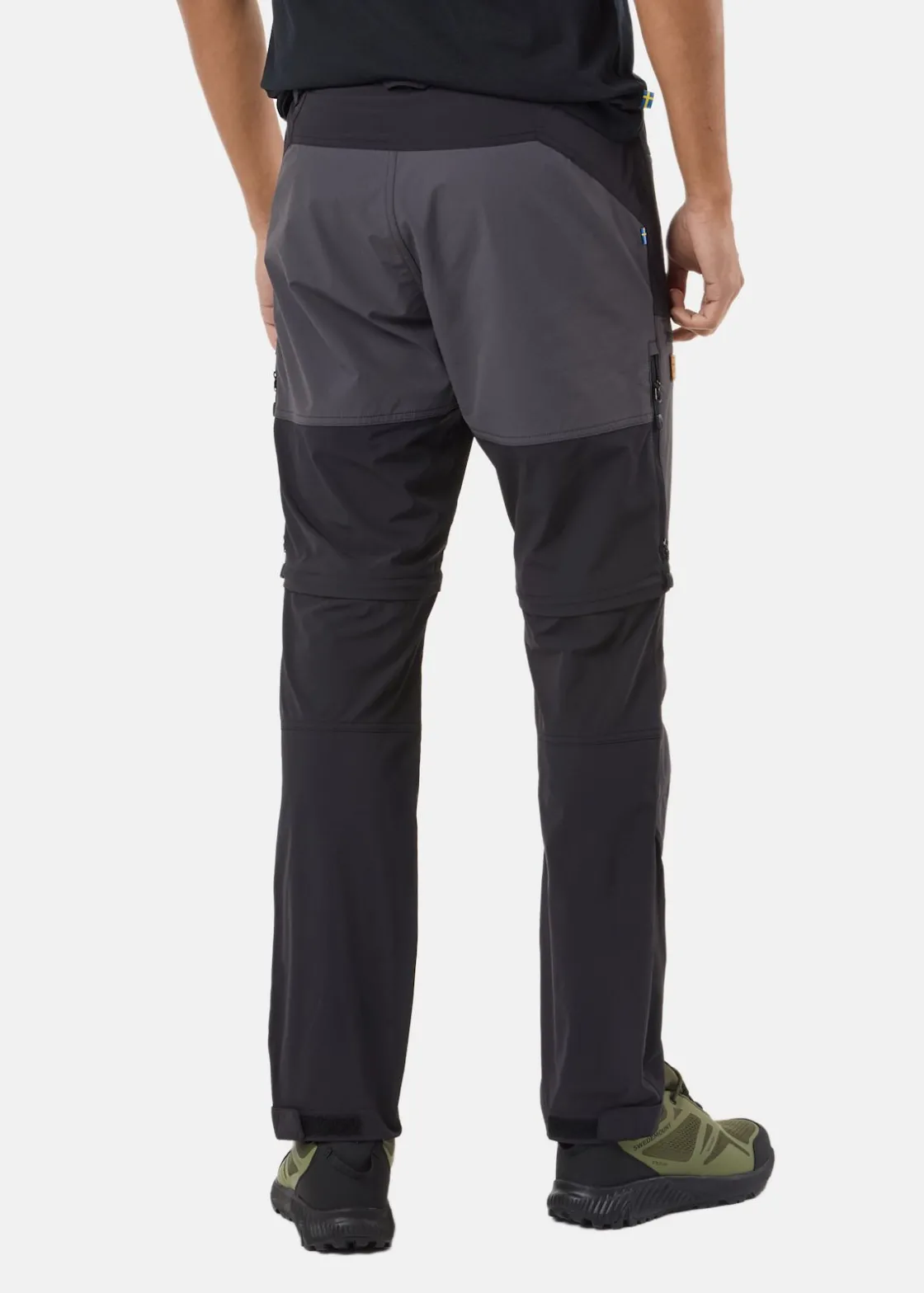 Discount Swedemount Lofoten Stretch Zip-Off Pants Black/Charcoal