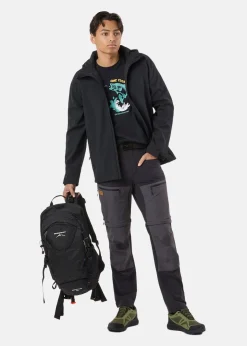 Discount Swedemount Lofoten Stretch Zip-Off Pants Black/Charcoal