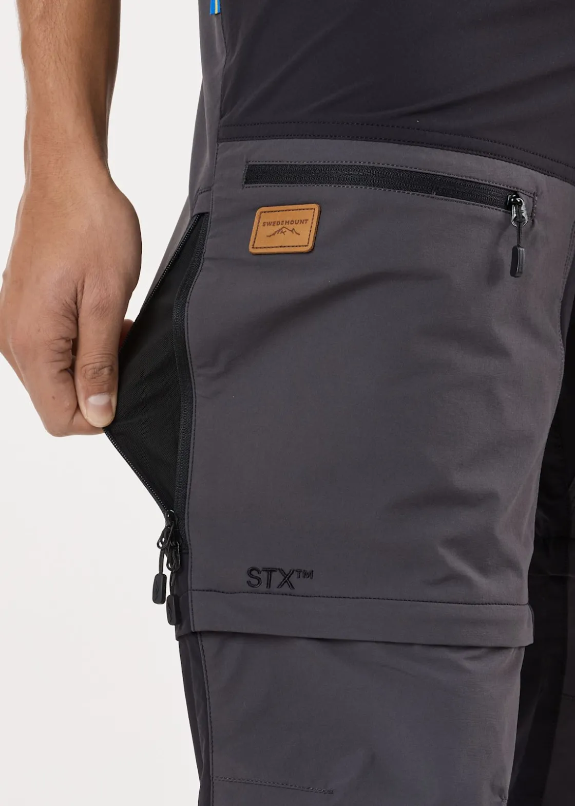 Discount Swedemount Lofoten Stretch Zip-Off Pants Black/Charcoal