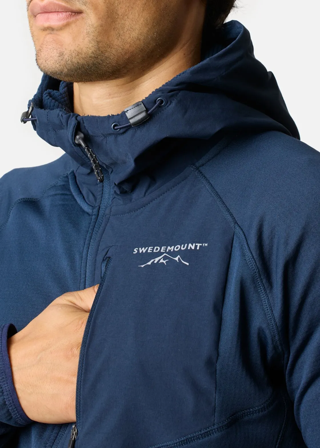 Discount Swedemount Lofoten Tech Fleece Zip Hood Navy