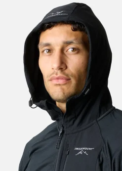 Discount Swedemount Lofoten Tech Fleece Zip Hood Black