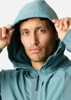 Outlet Swedemount Lofoten Tech Fleece Zip Hood Sage Green