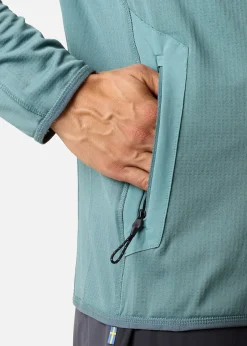 Outlet Swedemount Lofoten Tech Fleece Zip Hood Sage Green