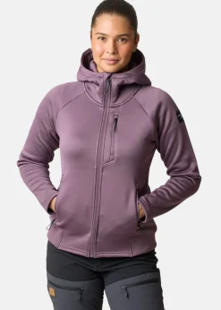 Swedemount Lofoten Tech Stretch Hood W Dk. Mauve