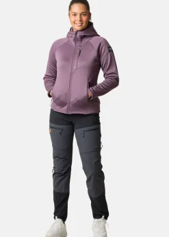Swedemount Lofoten Tech Stretch Hood W Dk. Mauve