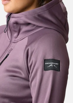 Swedemount Lofoten Tech Stretch Hood W Dk. Mauve