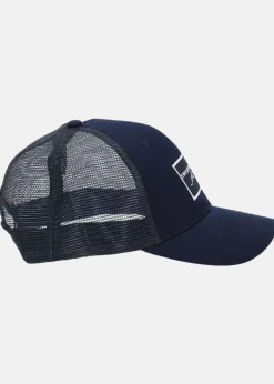 Outlet Swedemount Lofoten Trucker Cap Denim Blue