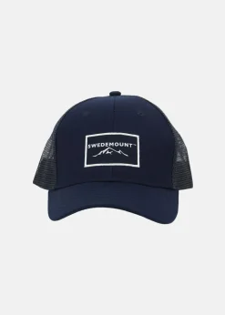 Outlet Swedemount Lofoten Trucker Cap Denim Blue
