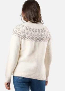 Discount Swedemount Lofoten Wool Knit W Snow White