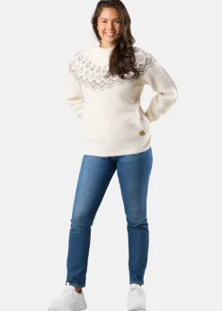 Discount Swedemount Lofoten Wool Knit W Snow White