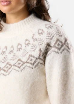 Discount Swedemount Lofoten Wool Knit W Snow White