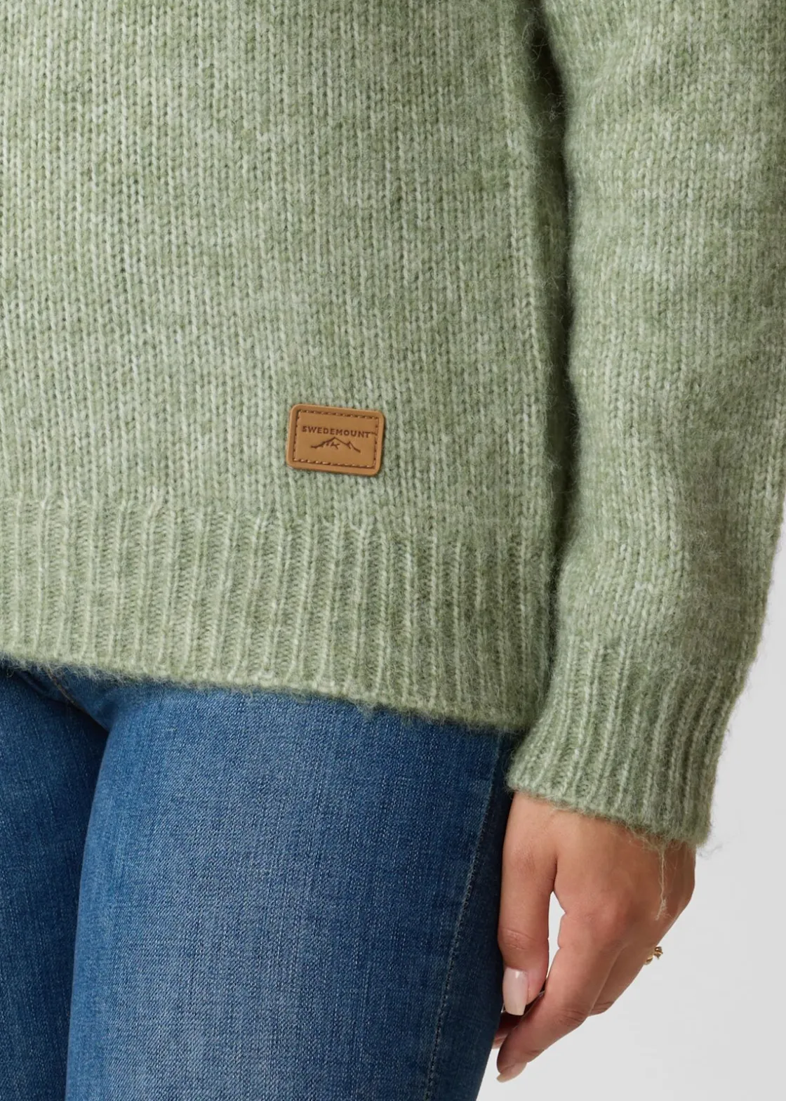 Best Swedemount Lofoten Wool Knit W Seaweed Melange