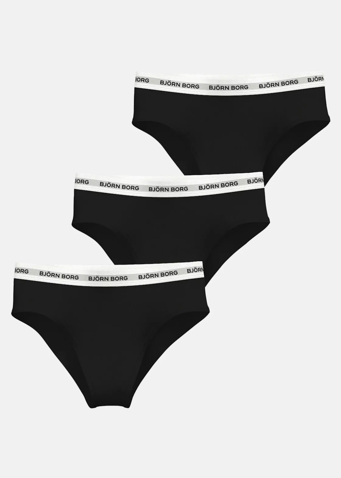 Hot Björn Borg LOGO HIGHWAIST BRIEF 3p MULTIPACK 1
