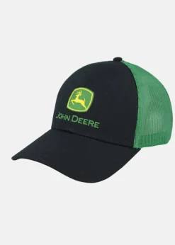 Discount John Deere Logo Mesh Back Cap Green/Black