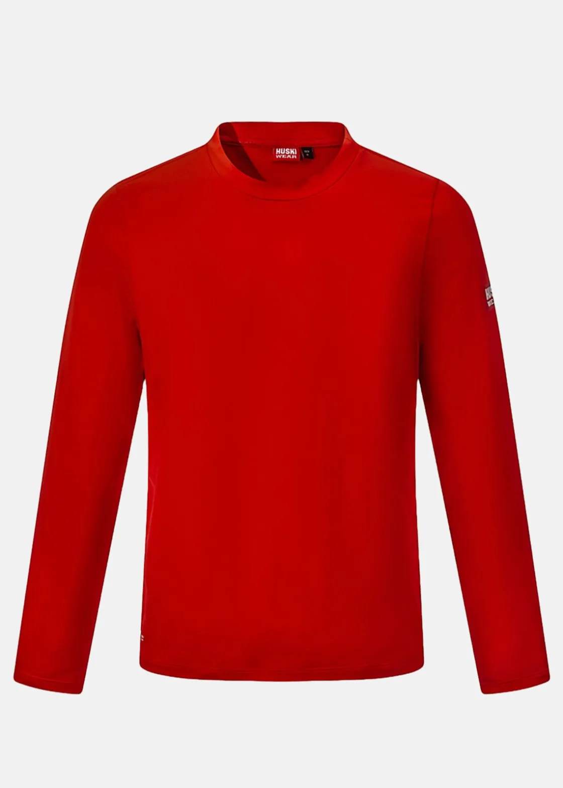 Sale Huski Wear Logo Tech Tee LS 2 Huski Red