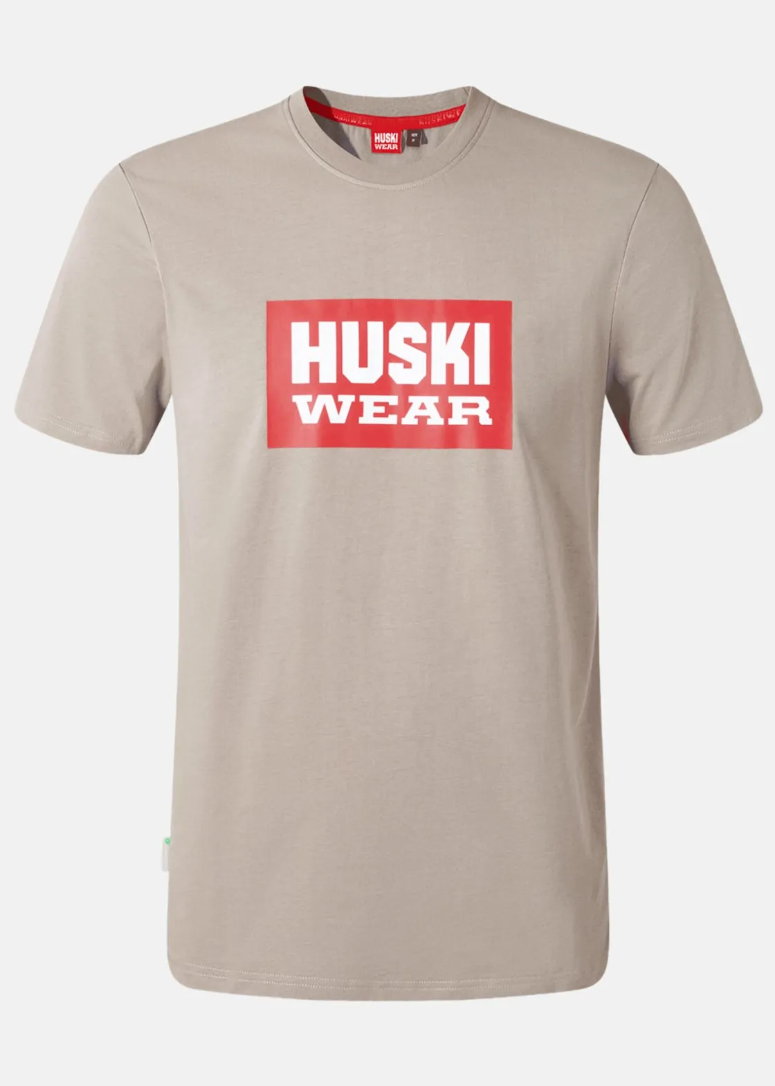 Clearance Huski Wear Logo Tee Khaki