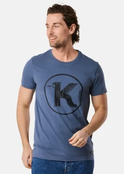 Discount Koppartrans Logo Tee Denim Blue